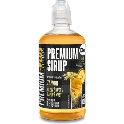 DeiSirup Premium Plus Sirup zázvor bezový květ 485 ml