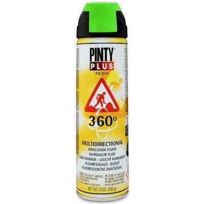 PintyPlus Tech fluorescenční značkovací sprej s 360° tryskou 500 ml zelený T136