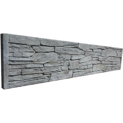 PRESBETON Plotová výplň jednostranná 2070x55x400 mm reliéfní přírodní