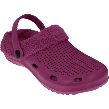 RULYT Obuv s kožíškem bordó