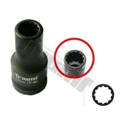 TRIUMF Hlavica kovaná 12 - hranná, 1" vstup predĺžená - 85 mm
