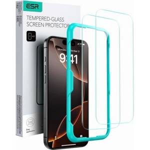 ESR iPhone 16 ESR защитно стъкло 2бр 2.5D, 9H + рамка, TRANSFER GP-162979 (GP-162979)