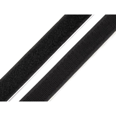 Stoklasa Suchý zip háček + plyš samolepicí šíře 20 mm Balení: 25 m, Varianta: černá černá