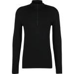 Icebreaker Мъжко мериносово термобельо Icebreaker 260 Tech L/S Half Zip Merino base layer - Black - размер XL (015-1977-0115)