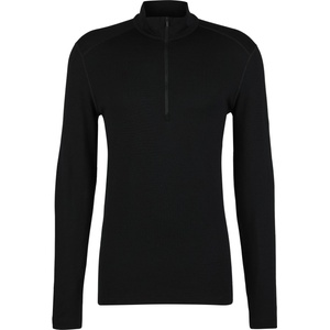 Icebreaker Мъжко мериносово термобельо Icebreaker 260 Tech L/S Half Zip Merino base layer - Black - размер XL (015-1977-0115)