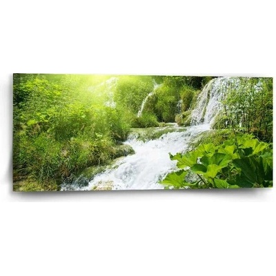 Sablio Obraz Kaskádovitý vodopád - 110x50 cm