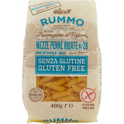Rummo Mezze Penne Rigate cestoviny bezlepkové No.28 400 g