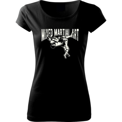 MMA v boji Pure dámske tričko Čierna