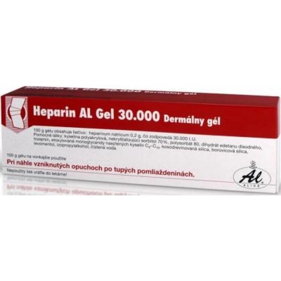 Heparin AL masť 30000 ung.der.1 x 100 g