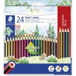 STAEDTLER Цветни моливи Noris от рециклирано дърво комплект (20+4) (185 C24P)