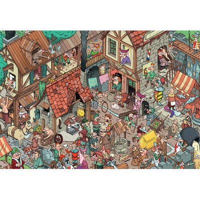 Grafika - Puzzle Middle Ages - 1 000 piese