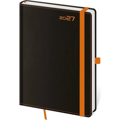 Helma A5 denný 2027 BLACK ORANGE