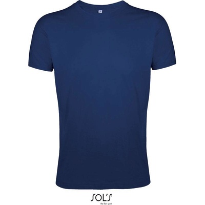 Sol's Regent Fit pánske tričko Slim Fit modré f.n.