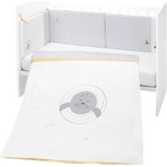 KikkaBoo Бебешки спален комплект 2 части EU style 60/120 Seally Me