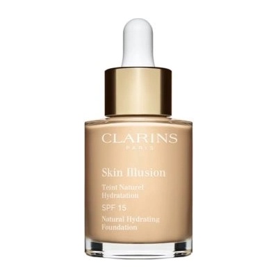 Clarins Skin Illusion Natural Hydrating Foundation rozjasňující hydratační make-up SPF15 101 Linen 30 ml