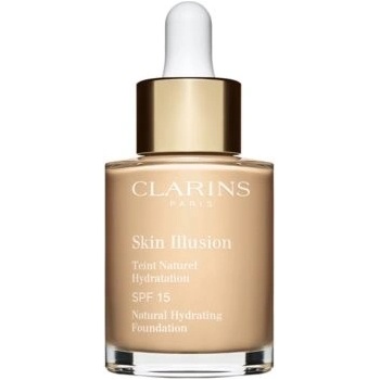 Clarins Skin Illusion Natural Hydrating Foundation rozjasňující hydratační make-up SPF15 101 Linen 30 ml