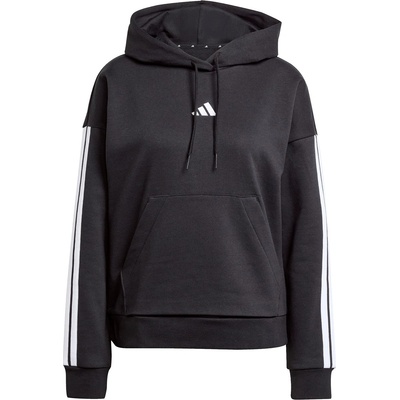 Adidas Суичър Adidas Essentials 3-Stripes Fleece Hoodie - Black/White