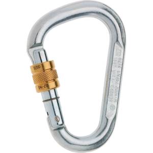 Edelrid Стоманен карабинер Edelrid Steel HMS Screw Steel carabiner - Silver - размер One Size (378-0016-0111)