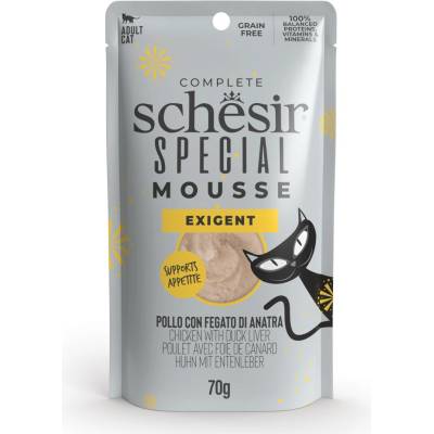 Schesir Special Exigent kuřecí s kachními játry 12 x 70 g