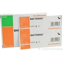 BACTIGRAS Krytie na rany sterilné antiseptické tylové krytie 10 x 10 cm 10 ks