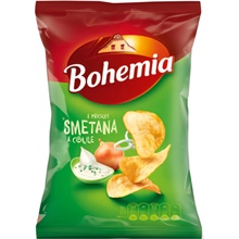 Bohemia Chips s příchutí smetana s cibulí 70 g