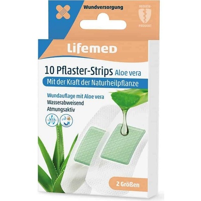 LIFEMED Náplasti s Aloe vera 10 ks