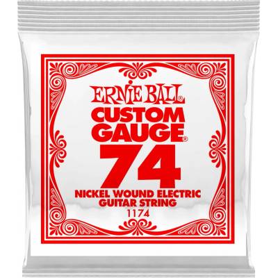Ernie Ball 1174 Nickel Wound Single .074