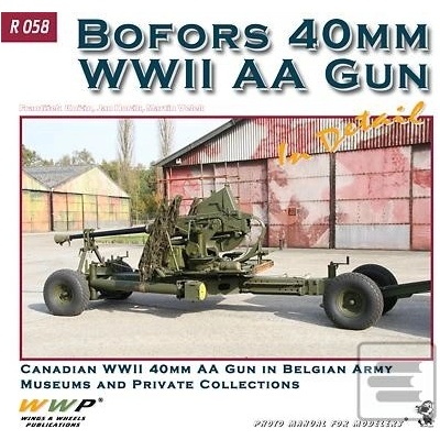 Bofors 40mm WW II. AA gun