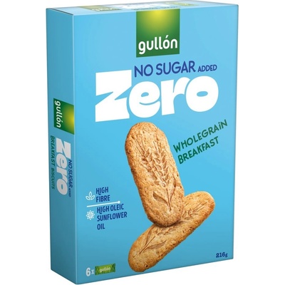 Gullón Breakfast celozrnné sušenky, bez přídavku cukru 216 g