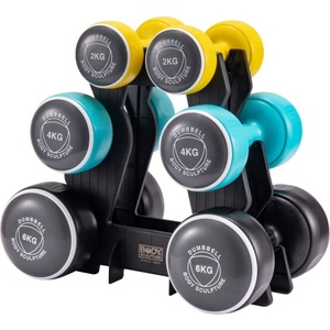 Body Sculpture Комплект Гири 24 кг | Жълто, Синьо, Черно