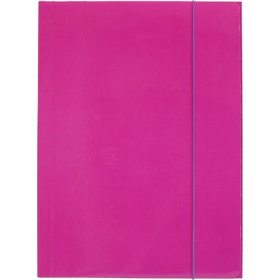 Optima Папка с ластик Optima, 3 капака, картон, лилава (26806-А-ЛИЛАВ)