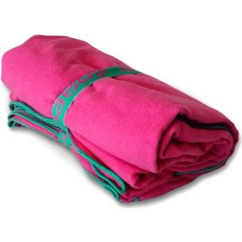 nabaiji NABAIJI ručník z mikrovlákna velikost L 80x130 cm - rychleschnoucí osuška tmavě růžový