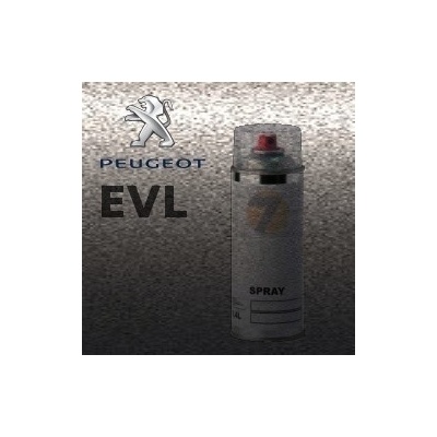 PEUGEOT EVL GRIS PLATINIUM metalická barva Sprej 400ml