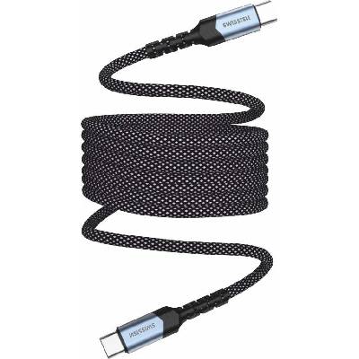 Swissten 71551010 magnetický, datový, USB-C / USB-C, 1m