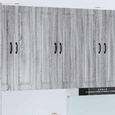 vidaXL Стенен шкаф PORTO Сив Сонома 60 x 31 x 100 см Инженерно дърво (885491)
