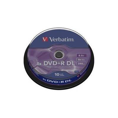 Verbatim DVD+R(10-pack) Double layer/8x/8.5GB/spindle (43666)