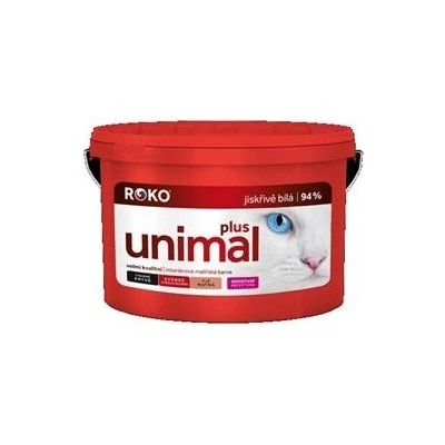 ROKO UNIMAL PLUS 4 kg jiskřivě bílá 94%