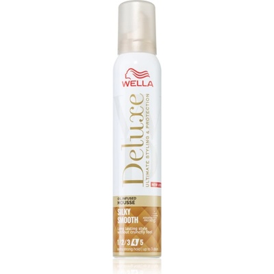 Wella Deluxe Silky Smooth пяна втвърдител с подхранващ ефект 200ml