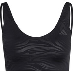 adidas Дамски спортен сутиен adidas Women's All Me Essentials Graphic Light Support Sports bra - Black (114-4087-0112)