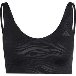 adidas Дамски спортен сутиен adidas Women's All Me Essentials Graphic Light Support Sports bra - Black (114-4087-0112)