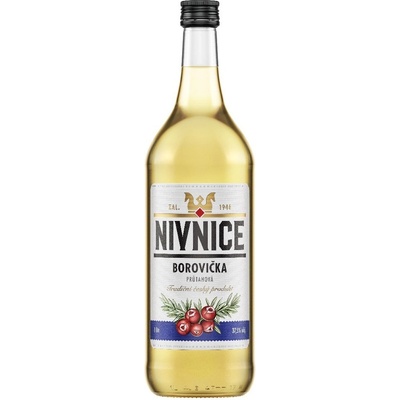 Borovička Nivnice 37,5% 1 l (holá láhev)