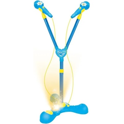 Raya Toys Детски микрофон на стойка 2 в 1 Raya Toys, син (520122039)