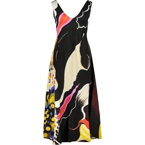 Desigual Дълга дамска рокля desigual, Размер l, Цвят Черен (26swvw60_ne2000)