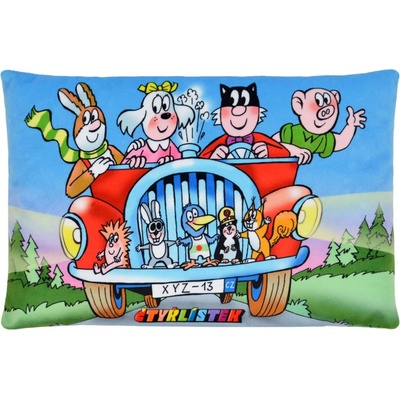 Moravská ústředna Brno Čtyřlístek Polštář Auto 32x21