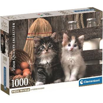 Clementoni Пъзел Clementoni от 1000 части - Прекрасни котенца (39943)