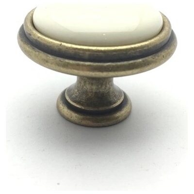 Tulip MARGARITA I staromosaz/ porcelán béžový 35 mm