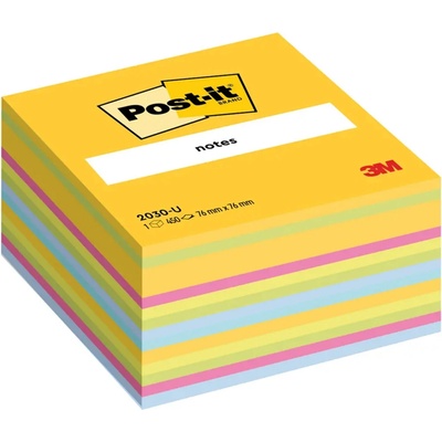 3M Bloček kocka Post-it 76x76 mix farieb