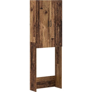 vidaXL Тоалетна Шкаф HAARLEM Старо дърво 66 x 25, 5 x 190 см (896923)