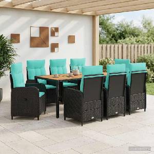 vidaXL Комплект за хранене на открито 9 бр (3422279)