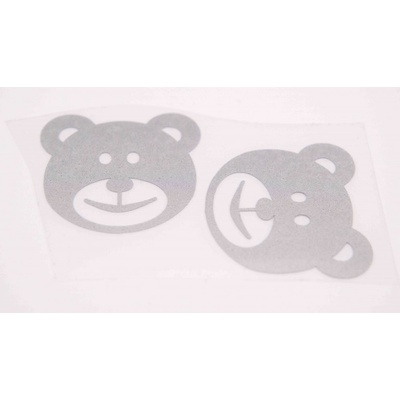 Nažehľovacia záplata - medvedík - rozmer 2,5 cm x 2,5 cm